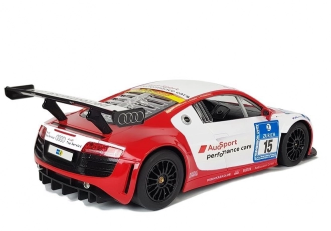 Rastar Audi R8 LMS zdalnie sterowany samochód 1:14 biało-czerwony