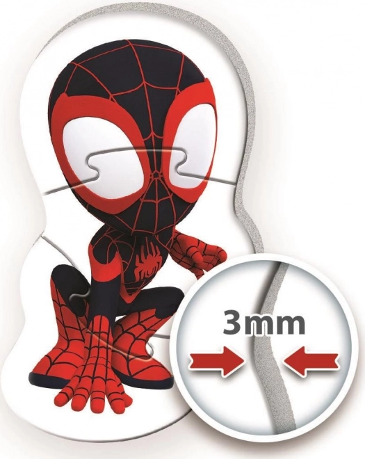 CLEMENTONI Moje pierwsze puzzle Spidey i jego niesamowici przyjaciele 4w1 (3,6,9,12 elementów)