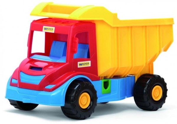 Auto wielozadaniowe wywrotka plastikowa 38cm, różne 3 kolory, od 12 miesięcy+, Wader
