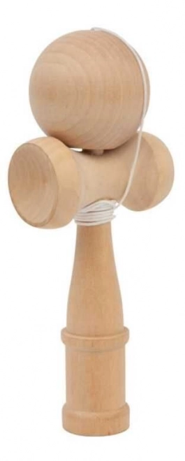 Mała drewniana gra Kendama naturalna