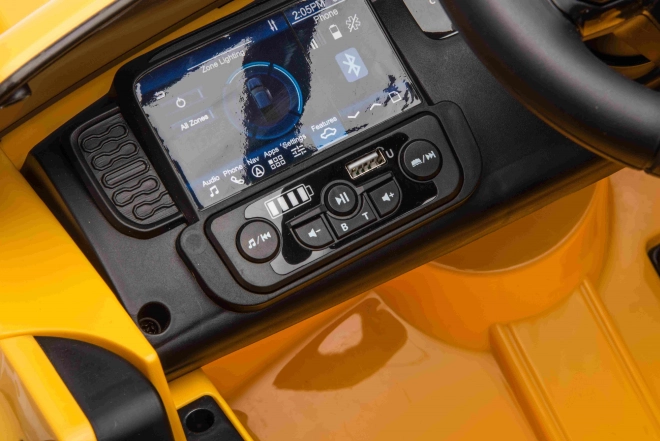 Dziecięcy elektryczny samochód Ford Ranger Lift żółty