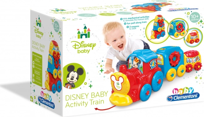 CLEMENTONI BABY Disney Interaktywny Pociąg do Układania