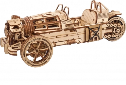 Ugears drewniana mechaniczna 3D układanka – trójkołowiec UGR-S