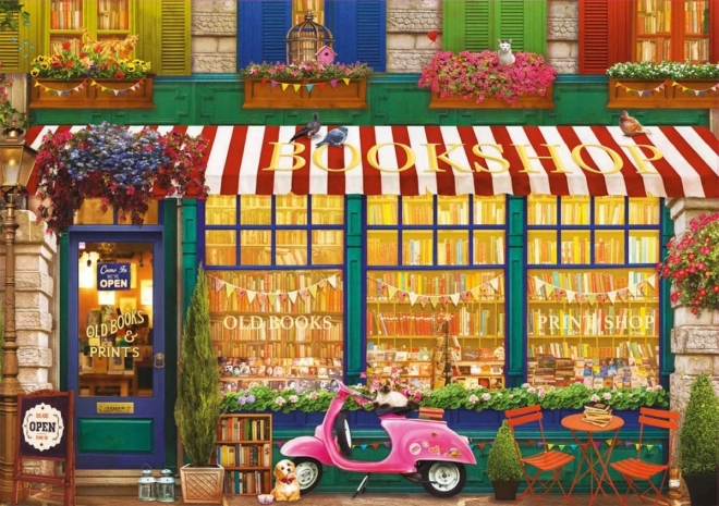 Puzzle Vintage Księgarnia 4000 Elementów