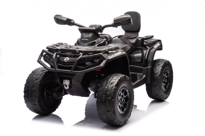 Dziecięcy elektryczny quad Can Am Outlander z pilotem czarny