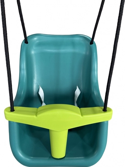 Dziecięca plastikowa huśtawka turkusowa 2Kids