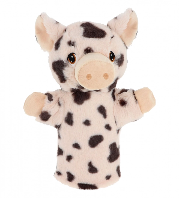 Keel Toys SE3077-6 Keeleco Świnka - eko przytulanka na rękę 27 cm