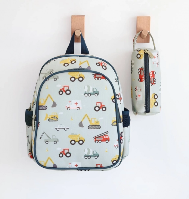 A Little Lovely Company Etui na kredki – Pojazdy
