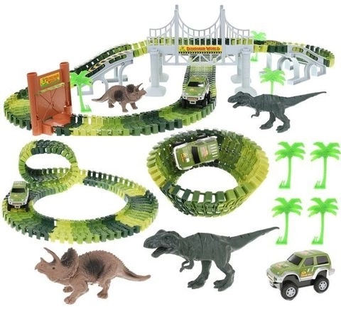 Park Dinozaurów Zestaw z Trasą