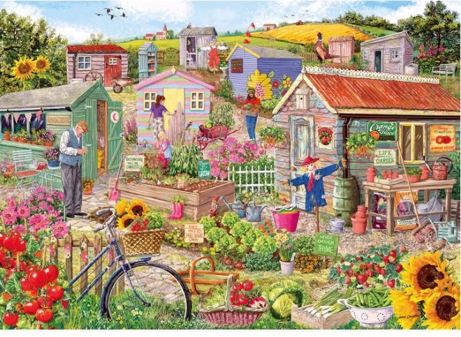Puzzle Życie w ogrodzie 1000 elementów