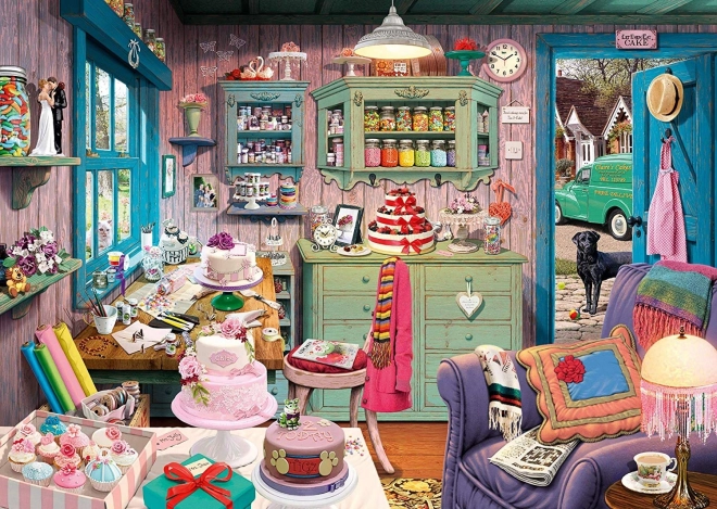 SCHMIDT Tajemnicze puzzle Pokój babci 1000 elementów