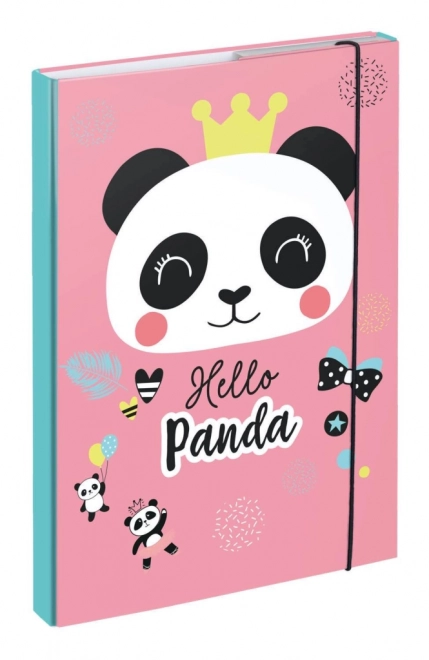 Teczki na szkolne zeszyty A4 z motywem Panda