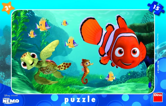 Puzzle Nemo i żółw z 15 elementami