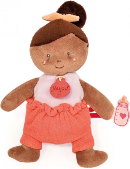 Doudou Jolijou lalka 18 cm pomarańczowa