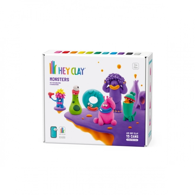 Hej Clay plastikowy zestaw Potwory