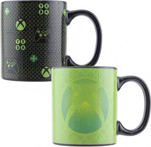 Kubek zmieniający wzór z motywem Xbox