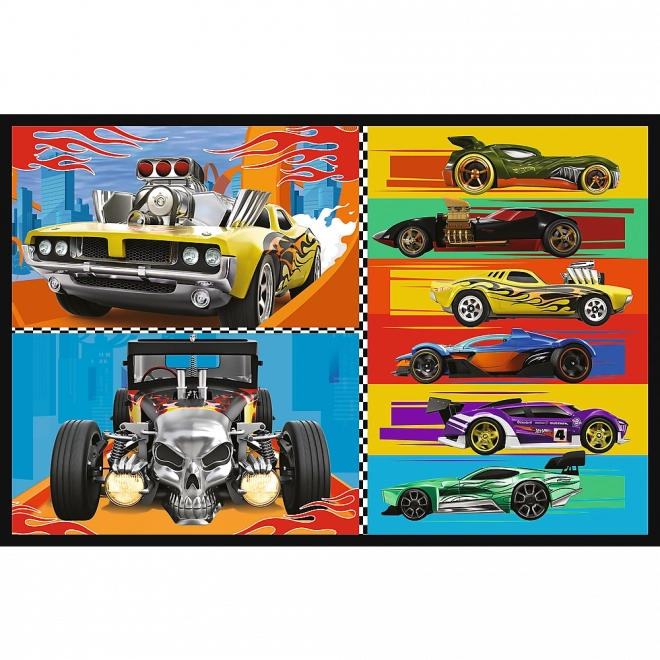 Puzzle 2x70 Samochody Hot Wheels
