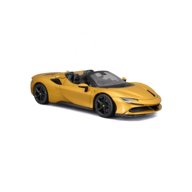 Bburago Ferrari SF90 Spider w skali 1:18 - żółty