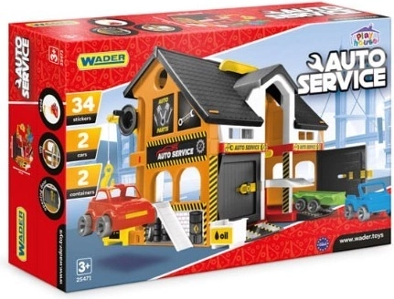 Play House auto serwis – dwupoziomowy warsztat dla dzieci