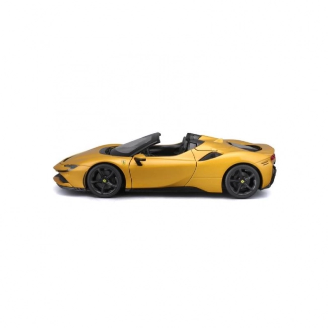 Bburago Ferrari SF90 Spider w skali 1:18 - żółty
