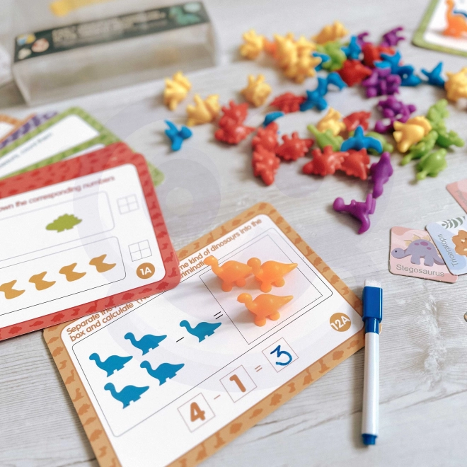 Woopie edukacyjny zestaw Montessori do nauki liczenia i sortowania kolorów Świat Morski 111 szt.