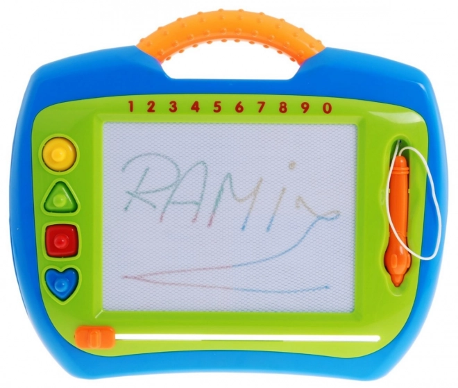 Puzzle Dla Wesołych Dzieci 3+ Kreatywna zabawka + stylus + 4 pieczątki + rysunki w 4 kolorach