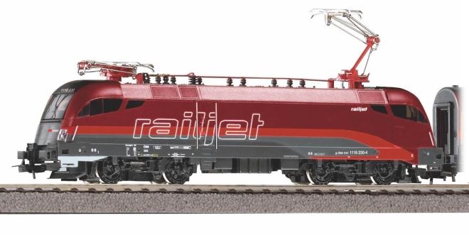 Szczegółowy model RAILJET ÖBB