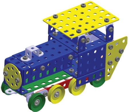 Merkur 031 Modele kolejowe - 211 części