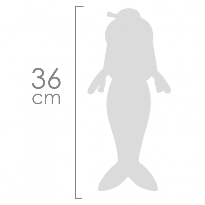 DeCuevas 20041 Pluszowa lalka 2w1 OCEAN FANTASY - 36 cm z kołyską