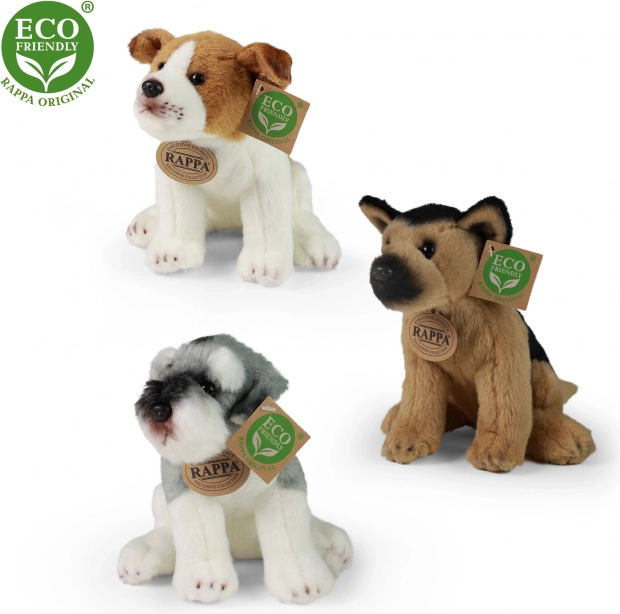 Pluszowy siedzący pies 20 cm ECO friendly RAPPA