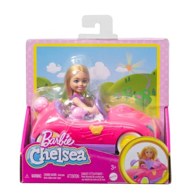 Chelsea i jej kabriolet misia - Barbie