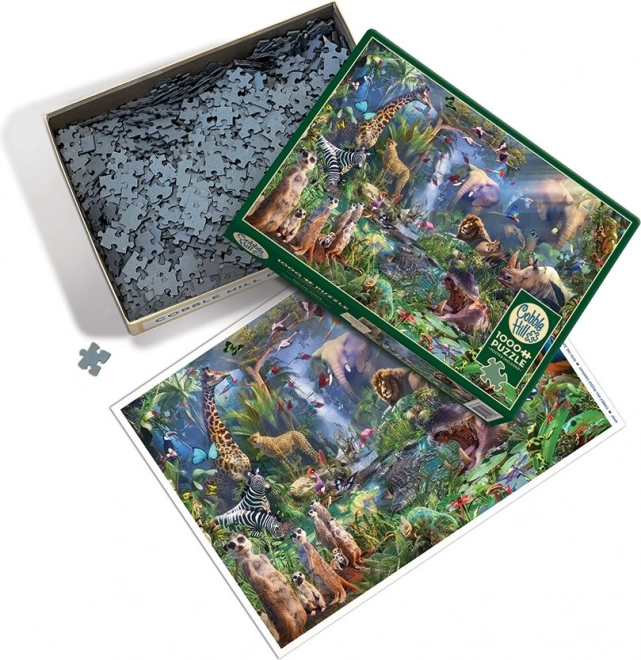 Puzzle COBBLE HILL W dżungli 1000 elementów