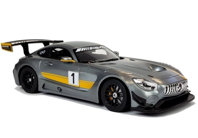 R/C auto Mercedes-AMG GT3 Rastar 1:14 szary na zdalne sterowanie