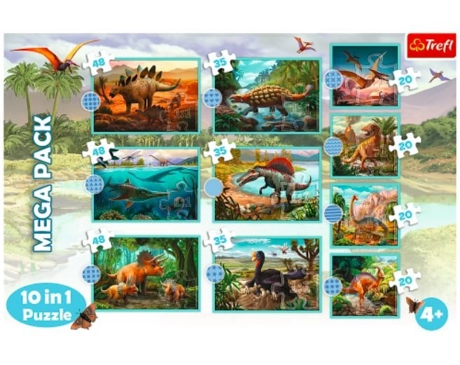 Puzzle Poznaj Dinozaury