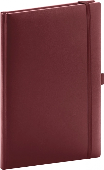 Dziennik NOTIQUE Balacron w kropki bordo 15 x 21 cm