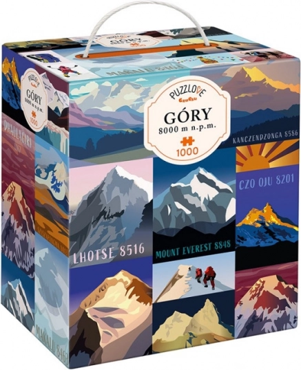 Puzzle 1000 elementów Puzzlove - Góry 8000 m n.p.m.