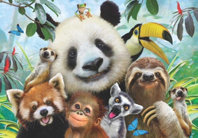 Anatolian puzzle Selfie zwierząt z zoo 500 elementów