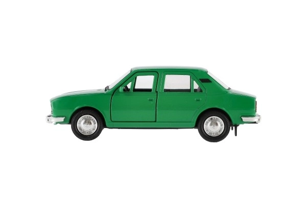 Samochód Welly Škoda 105L metal/plast 11cm 1:34-39 na wolny bieg 4 kolory w pudełku 15x7x7cm