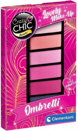 Clementoni Crazy Chic Pink Power paletka cieni do powiek