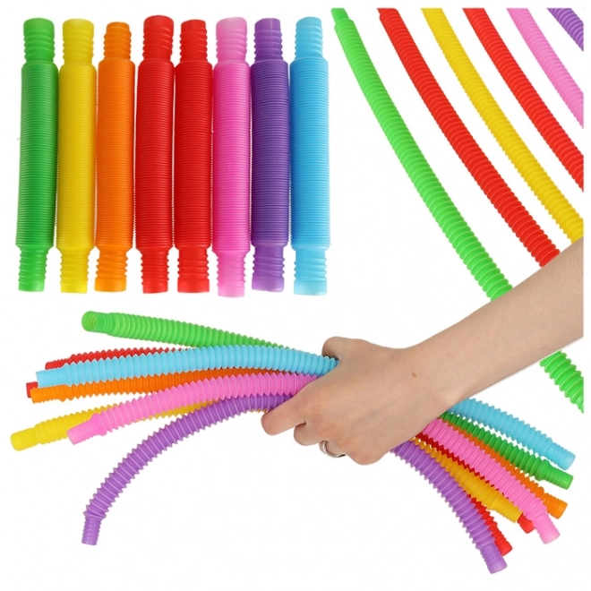 Sensoryczne rozkładane rurki Montessori 8 szt.