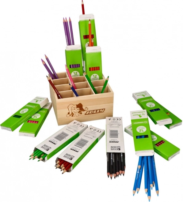 Supersticks Classic Zestaw w Drewnianym Pudełku, 144 szt.