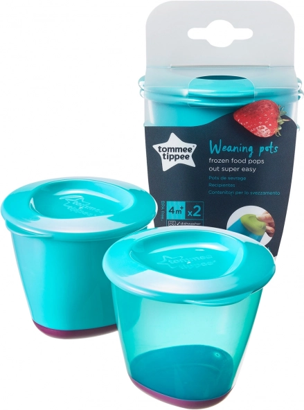 Zestaw kolorowych plastikowych pojemników