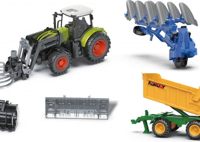 Traktor Ładowarka z Efektami i Akcesoriami 29 cm
