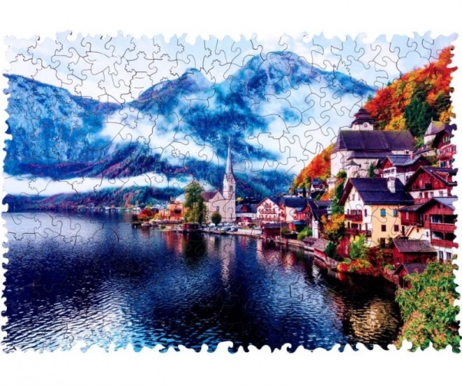Drewniane puzzle Jezioro Hallstatt 250 części