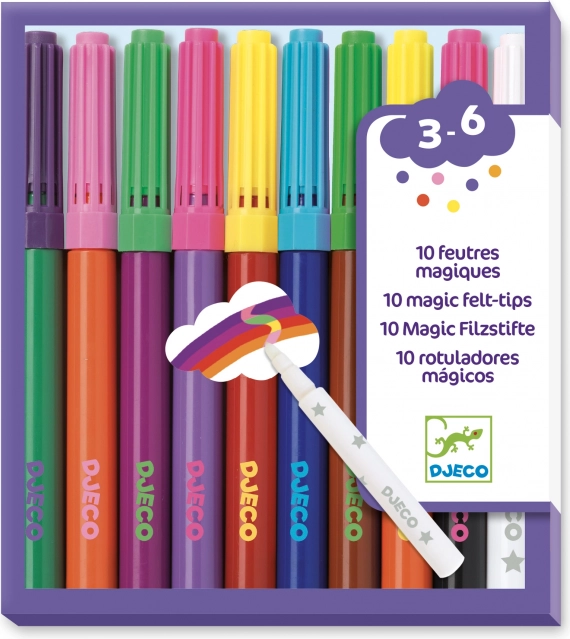 Djeco 10 magicznych pisaków