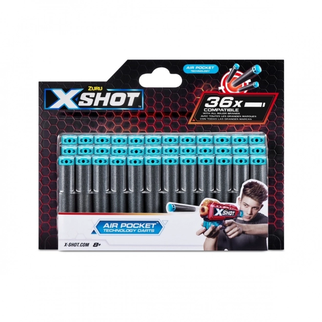 Zapasowe naboje piankowe X-Shot Air Pocket Technology, 36 szt.