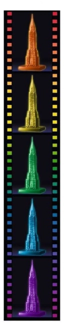 RAVENSBURGER Świecąca 3D puzzle Nocna edycja Chrysler Building 216 elementów