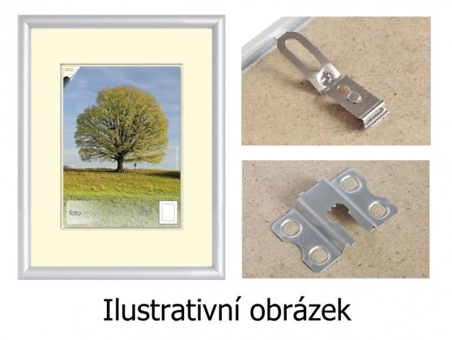 Aluminiowa rama srebrna 40x40 cm