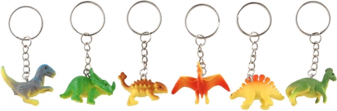 Brelok dinozaur plastik 7 cm – mix gatunków