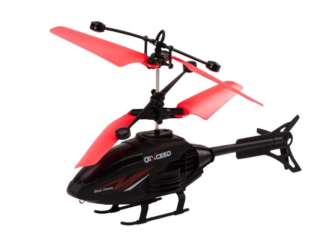 Zdalnie sterowany helikopter RC z żyroskopem – czerwony